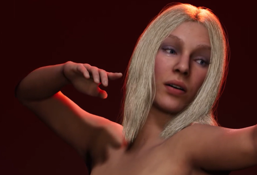 Modelo 3D de personaje de leyenda chilena