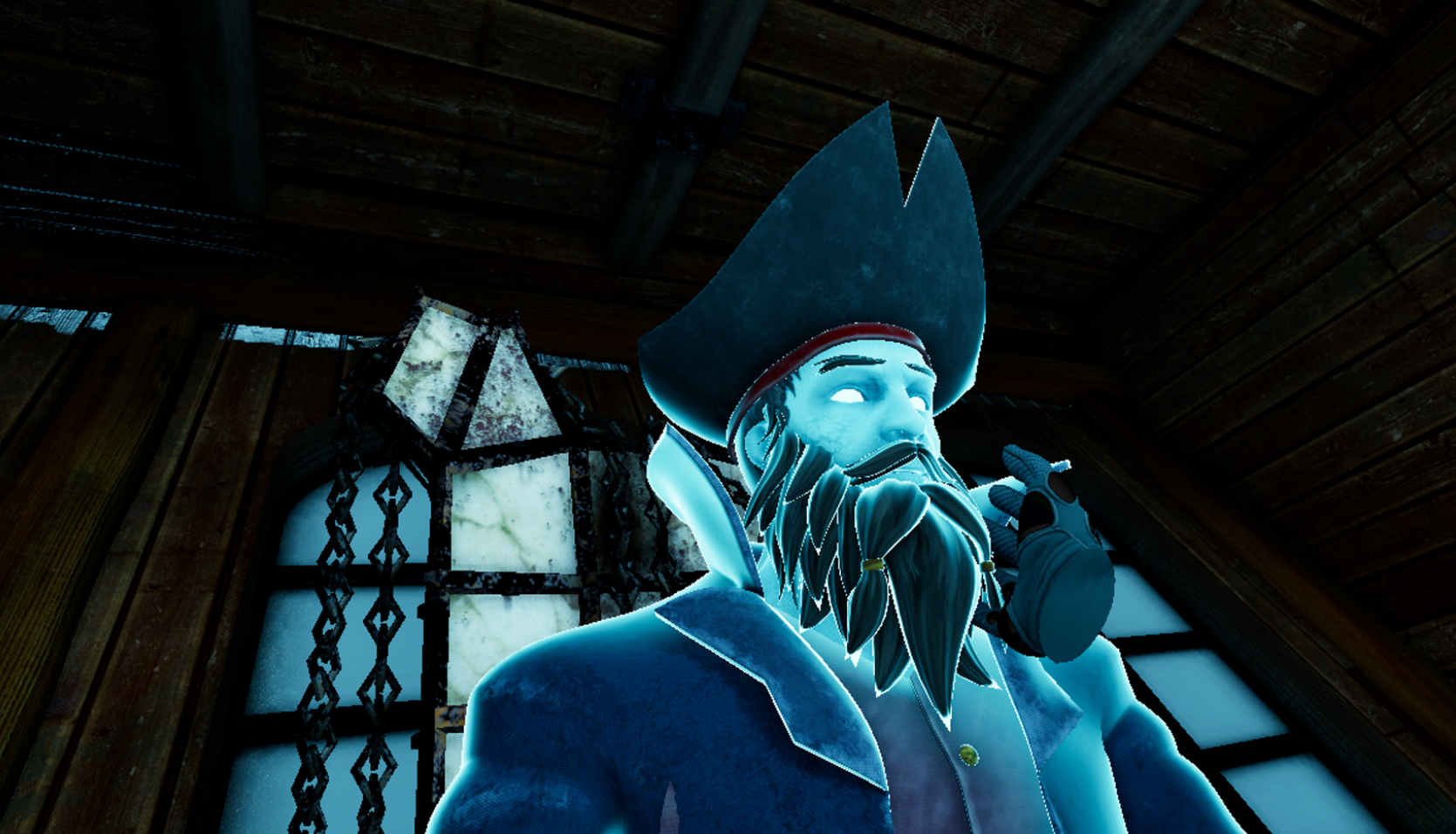 Capitán fantasma del Caleuche en realidad virtual
